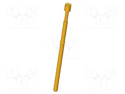 Test needle; Operational spring compression: 4mm; 8A; Ø: 2.5mm