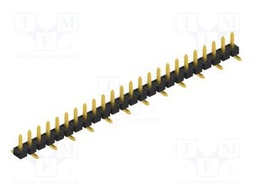 Connector: pin strips; pin header; male; PIN: 24; 2.54mm; SMT; 1x24