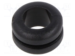 Grommet; black; UL94HB; TPR
