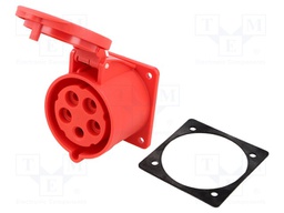 Connector: AC supply 3-phase; socket; female; 32A; 400VAC; IP44