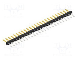 Connector: pin strips; pin header; male; PIN: 25; 2mm; SMT; 1x25