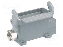 Enclosure: for Han connectors; Han; size 16A; with latch; PG16