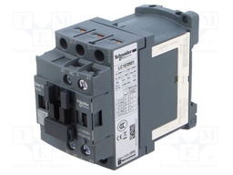 Contactor: 3-pole; NO x3; Auxiliary contacts: NC; 24VDC; 9A; W: 45mm
