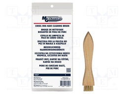 Tool: brush; hog hair; L: 120mm; for precision work; single sided