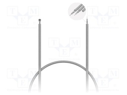 Cable; IPEX MHF 4L,wires; black; angled; -40÷90°C; 250mm; 50Ω