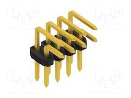 Connector: pin strips; pin header; male; PIN: 8; 2mm; THT; 2x4; 100V