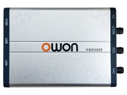 PC connected oscilloscope; 25MHz; Channels: 2; 5kpts; 100Msps; 40V