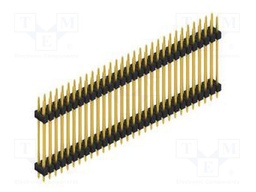 Connector: pin strips; pin header; male; PIN: 60; 2.54mm; THT; 2x30