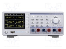 Power supply: programmable laboratory; Channels: 3; 0÷32VDC; 1mV