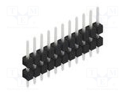 Connector: pin strips; pin header; male; PIN: 11; 2.54mm; THT; 1x11