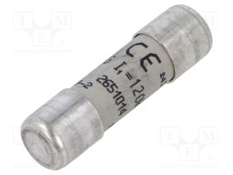 Fuse: fuse; gG; 4A; 500VAC; cylindrical; 10.3x38mm