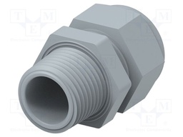 Cable gland; without nut; M25; 1.5; IP68; Mat: polyamide; grey