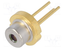 Diode: laser; 655-665nm; 100mW; 11/27; TO18; Mounting: THT