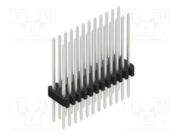 Connector: pin strips; pin header; male; PIN: 24; 1.27mm; THT; 2x12