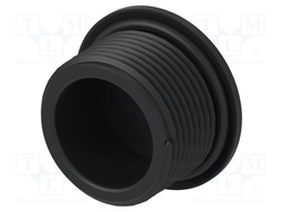 Stopper; polyamide; black; IP68; Entrelec; Gland: M25; 15mm
