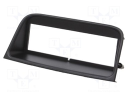 Radio mounting frame; Peugeot; 1 DIN; black