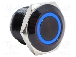 Switch: vandal resistant; Pos: 2; SPST-NO; 2A/48VDC; IP65; OFF-(ON)