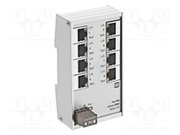 Industrial module: switch Ethernet; unmanaged; 9÷60VDC; RJ45