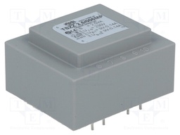 Transformer: encapsulated; 2.5VA; 230VAC; 9V; 9V; 0.13A; 0.13A; IP00