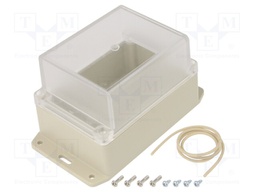 Enclosure: multipurpose; X: 85mm; Y: 125mm; Z: 85mm; Ritec; ABS; IP65