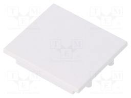 Cap for LED profiles; white; ABS; Application: VARIO30-02