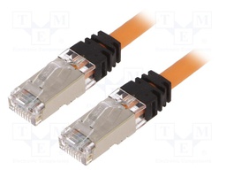 Patch cord; S/FTP,TX6A™ 10Gig; 6a; stranded; Cu; LSZH; orange