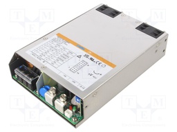 Power supply: switched-mode; for building in; 1000W; 24VDC; 42A