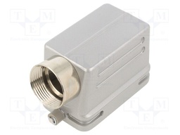 Enclosure: for HDC connectors; C146; size E10; for cable; angled