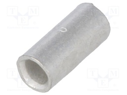 Butt splice; non-insulated; copper; 0.3÷2mm2; tinned; crimped