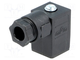 Connector: valve connector; plug; form C; 9.4mm; female; PIN: 4