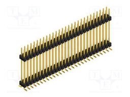 Connector: pin strips; pin header; male; PIN: 56; 2.54mm; SMT; 2x28