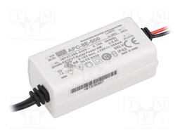 Power supply: switched-mode; LED; 8W; 8÷16VDC; 500mA; 180÷264VAC