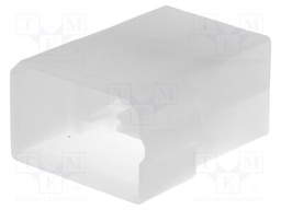 Terminals cover; male; for push-on 6.3mm connectors with lock