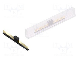 Connector: pin strips; pin header; male; PIN: 23; 2.54mm; SMT; 1x23