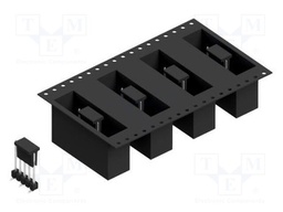 Connector: pin strips; pin header; male; PIN: 5; 2.54mm; SMT; 1x5