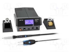 Hot air soldering station; digital,with knob; 150÷450°C; ESD