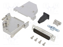 D-Sub; PIN: 25; male; shielded,with strain relief; angled 45°