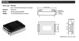 Power supplies accessories: heat sink