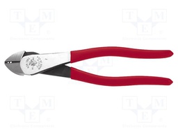 Pliers; side,cutting; handles with plastic grips; 203mm