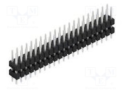Connector: pin strips; pin header; male; PIN: 42; 2.54mm; THT; 2x21