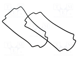 Gasket; HM-1550J; for enclosures