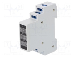 Module: voltage indicator; 3x80÷500VAC; IP20; DIN; Display: LED