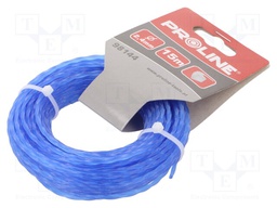 Trimmer line; L: 15m; Mat: nylon; Shape: square; Size: 2.4mm