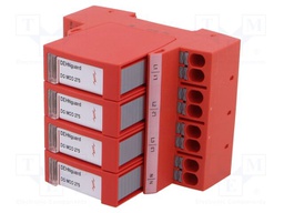 Surge arrestor; Type 2+3; 20kA; for DIN rail mounting; -40÷80°C