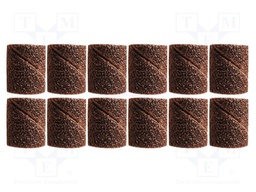 Grinding belts; 9.5mm; Pcs: 12; grain 60