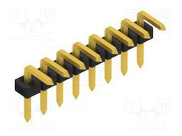 Connector: pin strips; pin header; male; PIN: 8; 2mm; THT; 1x8; 100V