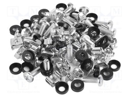 Assembling kit; grey; washer,screw; Standard: 19"; 20pcs.