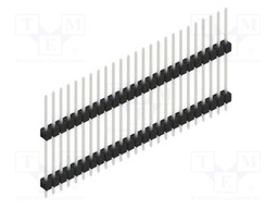Connector: pin strips; pin header; male; PIN: 25; 2.54mm; THT; 1x25
