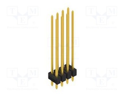 Connector: pin strips; pin header; male; PIN: 8; 2.54mm; THT; 2x4