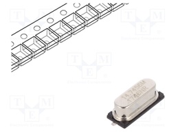 Resonator: quartz; 14.7456MHz; ±20ppm; 16pF; SMD; HC49SM